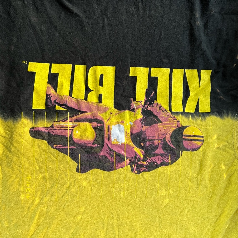 Yellow and Black Graphic Men’s T-Shirt goodie two sleeves